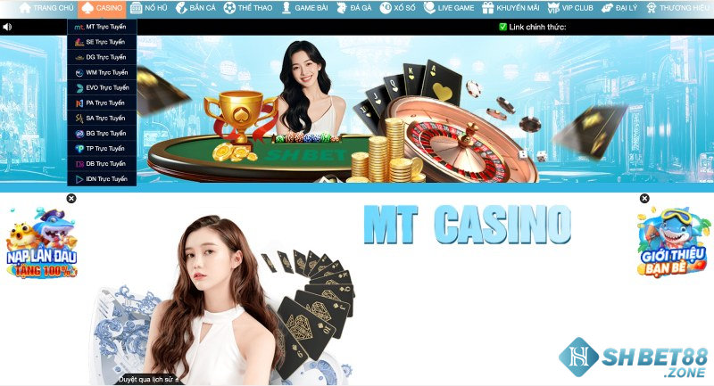 Kho game casino có tỷ lệ cược hợp lý